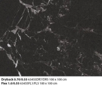 Allura Flex Material 63455FL5 black marble (100x100 cm)