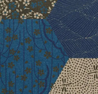 Ковровое покрытие Flotex Vision Floral 200002 Ecosystems Kimono Blue