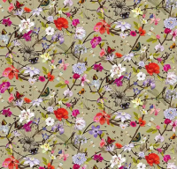 Ковровое покрытие Flotex Vision Floral 840004 Botanical Poppy